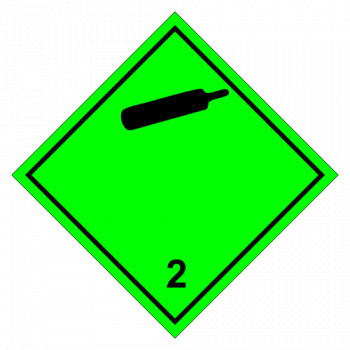 Знак опасности. Класс 2.1. Невоспламеняющиеся газы