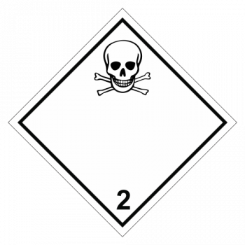Знак опасности. Класс 2.2. Токсичные газы