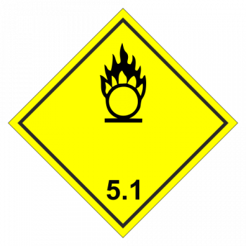 Знак опасности. Класс 5.1. Окислитель